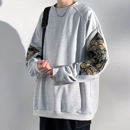 DIMAS  - Sweat-shirt Masculin Imprimé Ours Original