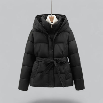 Parka Femme Hiver Courte et Chaude avec Capuche - PanierRoyale