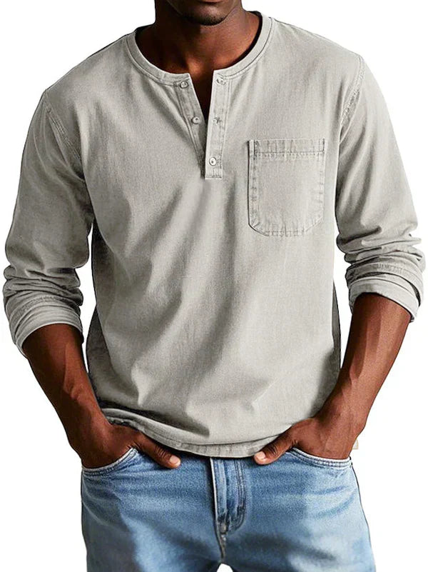 Chemise Homme Décontractée Manche Longue