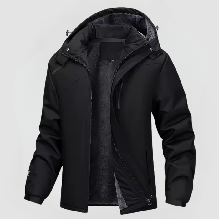 Parka Hiver Homme à Capuche et Fermeture Éclair - BerlinGlamour