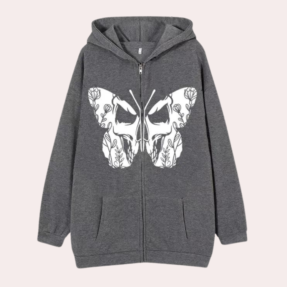 AKAMAI - Sweat à Capuche Zippé Elégant pour Femmes