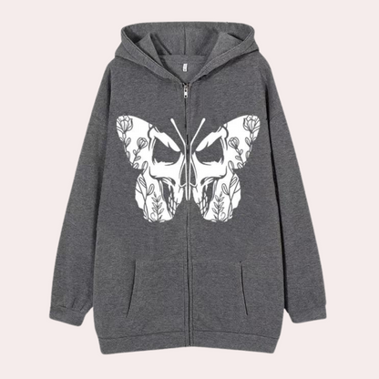 AKAMAI - Sweat à Capuche Zippé Elégant pour Femmes