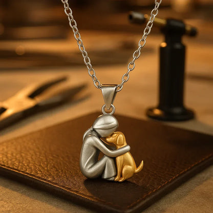 Collier Unisexe Bijou Symbolique Design pour Amoureux des Chiens - PanierRoyale