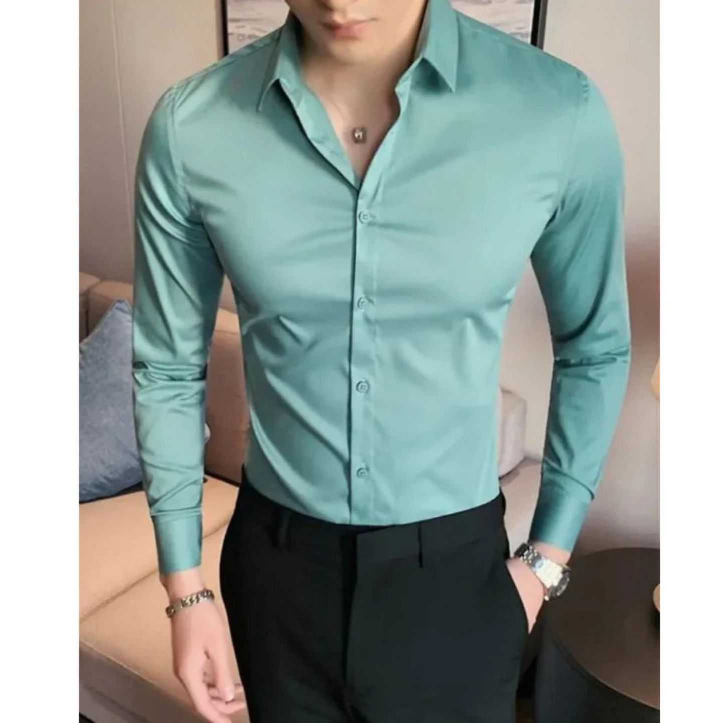 Chemise Homme Slim Fit Élégante