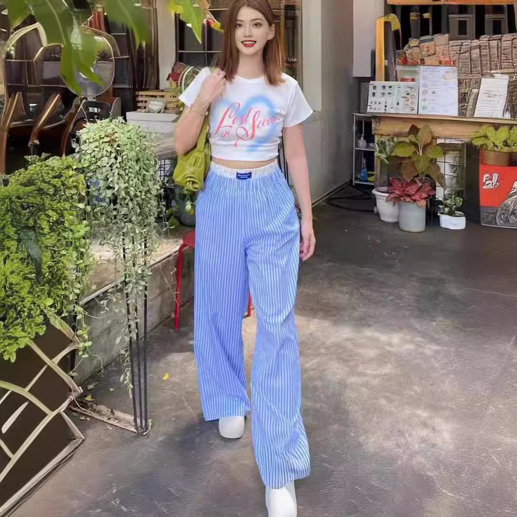 T-shirt Femme Blanc Casual - PanierRoyale