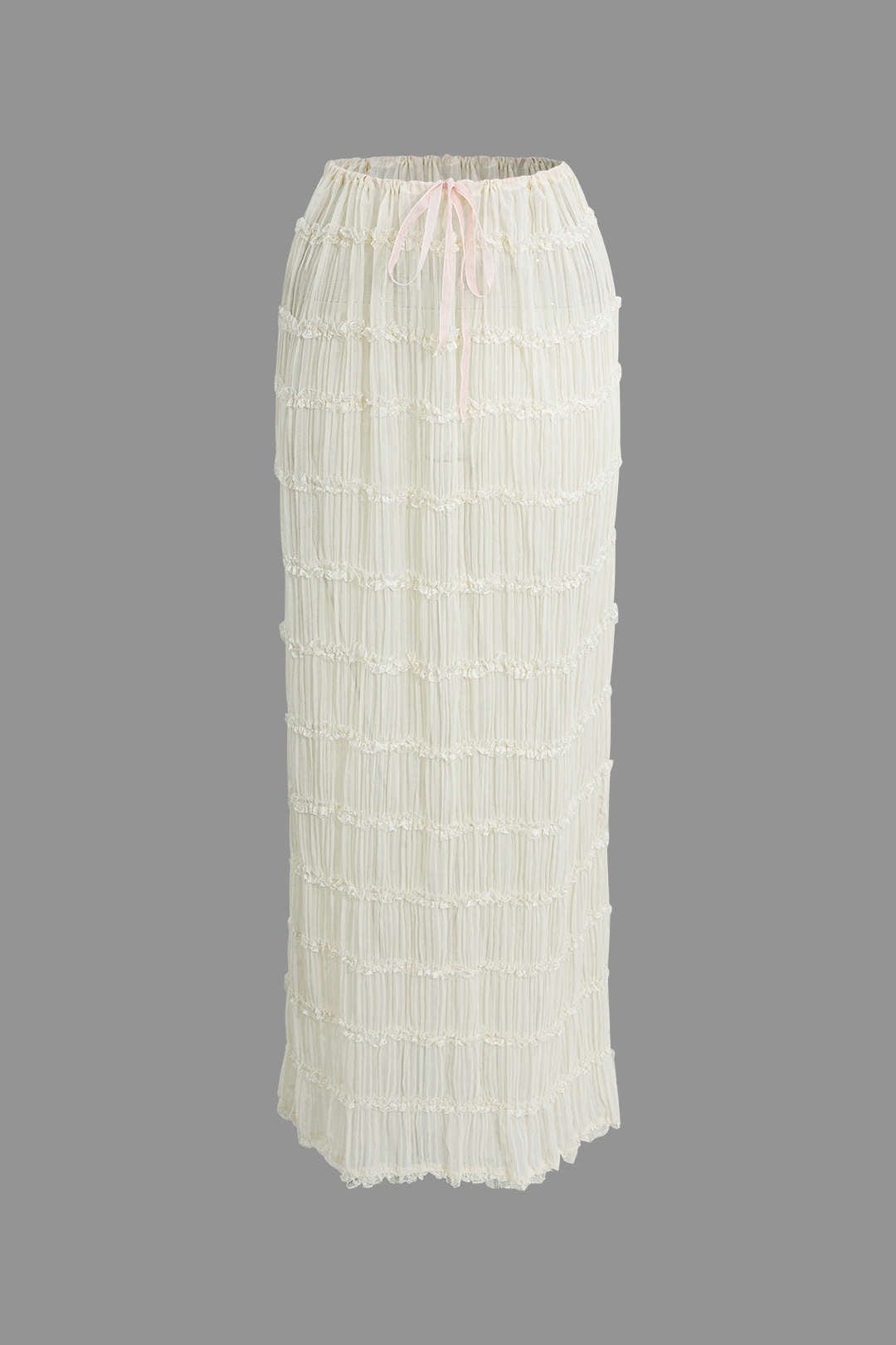 Robe de soirée deux pièces plissée élégante