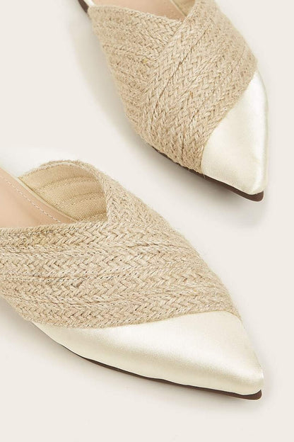 Mules Espadrille Femmes à Pointes