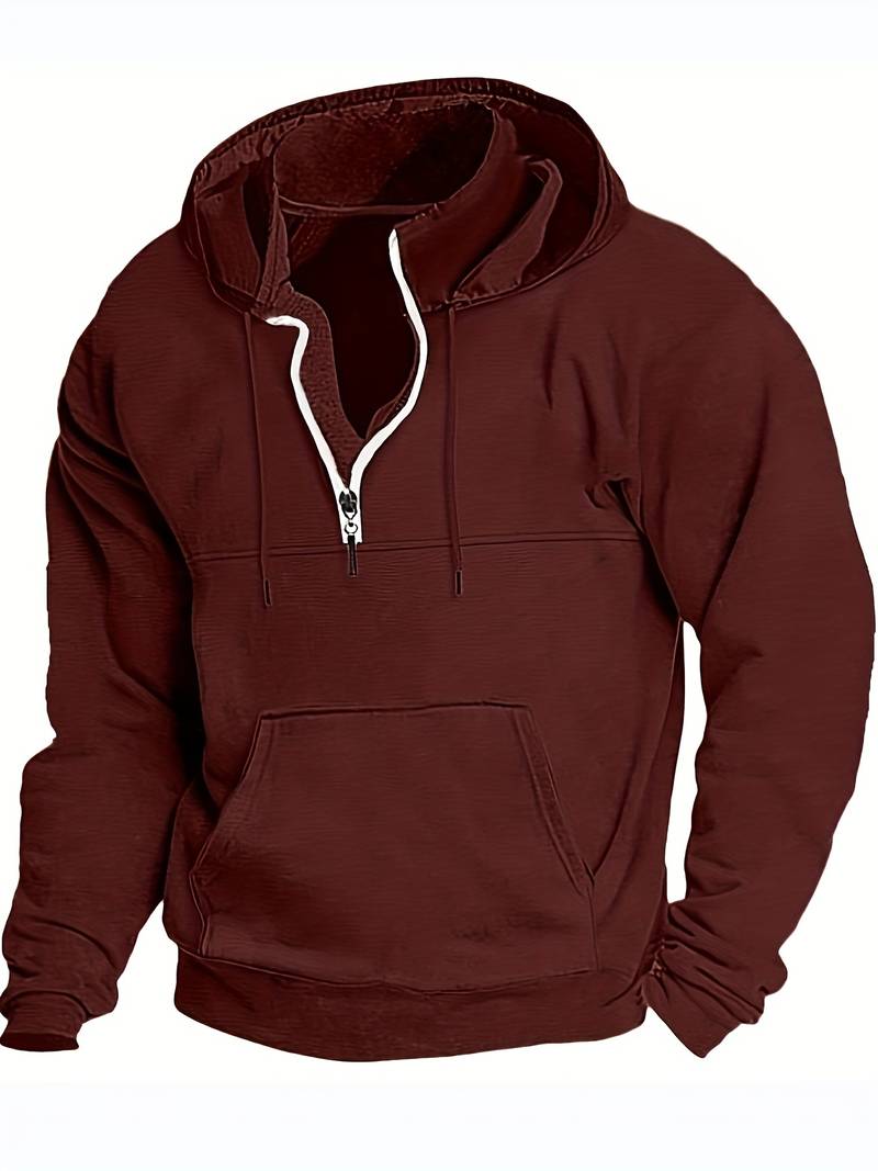 Sweat à capuche casual avec poches latérales