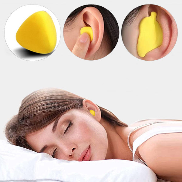 Bouchons d'oreilles antidécapants en mousse légers et confortables