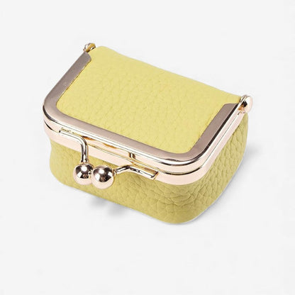 Pochette Porte-Monnaie en Cuir avec Fermeture Sécurisée