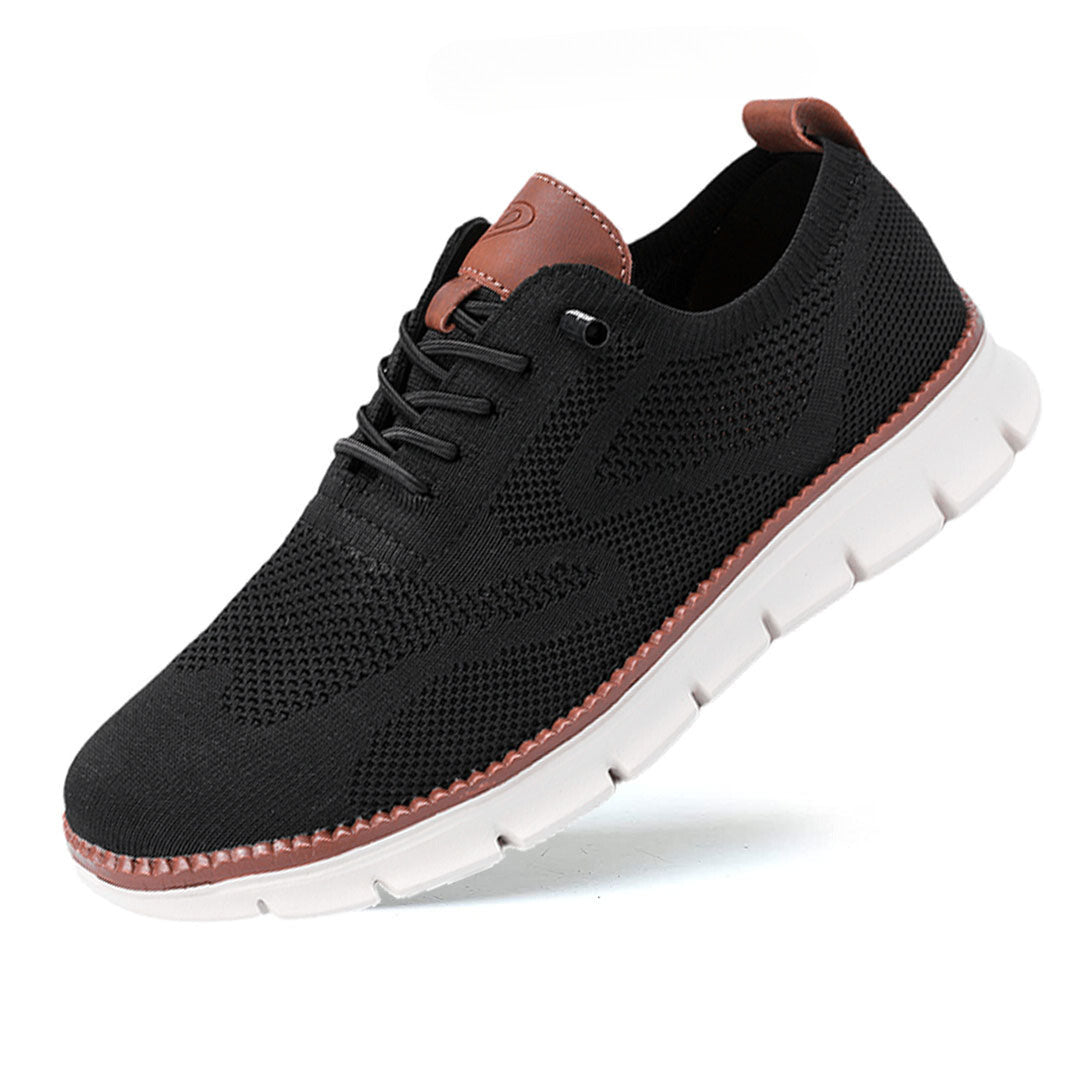 Chaussure running homme légère et respirante beige