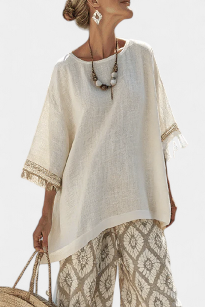 Pantalon Boho Femme Évasé et Confortable