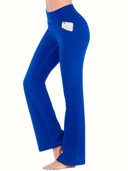 Pantalon Yoga Élargi Taille Haute Confortable