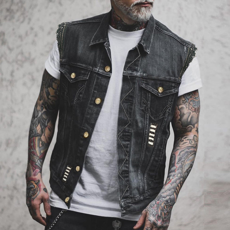 Veste denim homme tendance