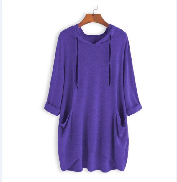 Sweat Capuche Femme Confort avec Poche pour Femme Décontractée