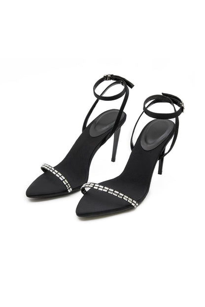 Chaussures Talons Hauts avec Cristaux Brillants - BerlinGlamour