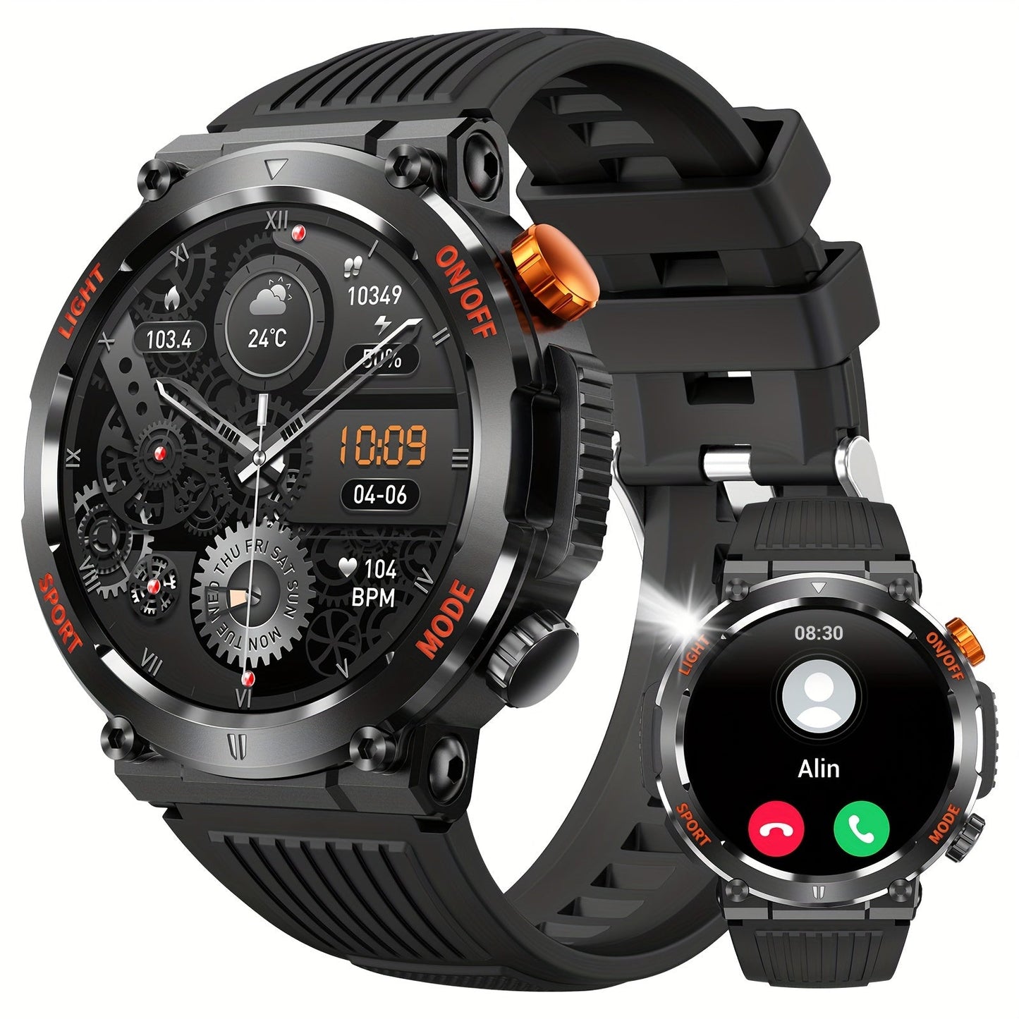 Montre Plongée Étanche avec Lampe LED Intégrée - PanierRoyale