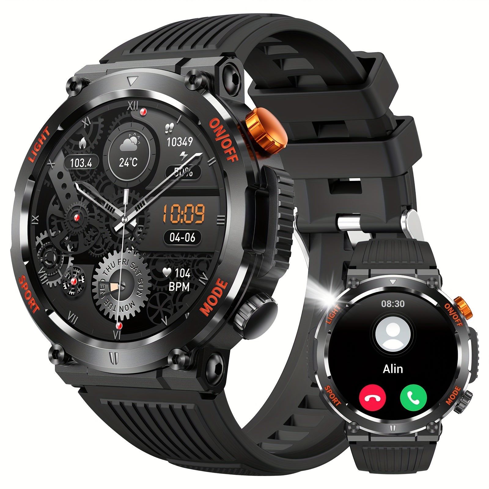 Montre Plongée Étanche avec Lampe LED Intégrée - PanierRoyale