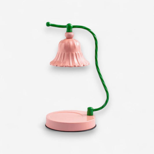 Lampe de Table en Verre Décoratif avec Motifs Floraux - PanierRoyale