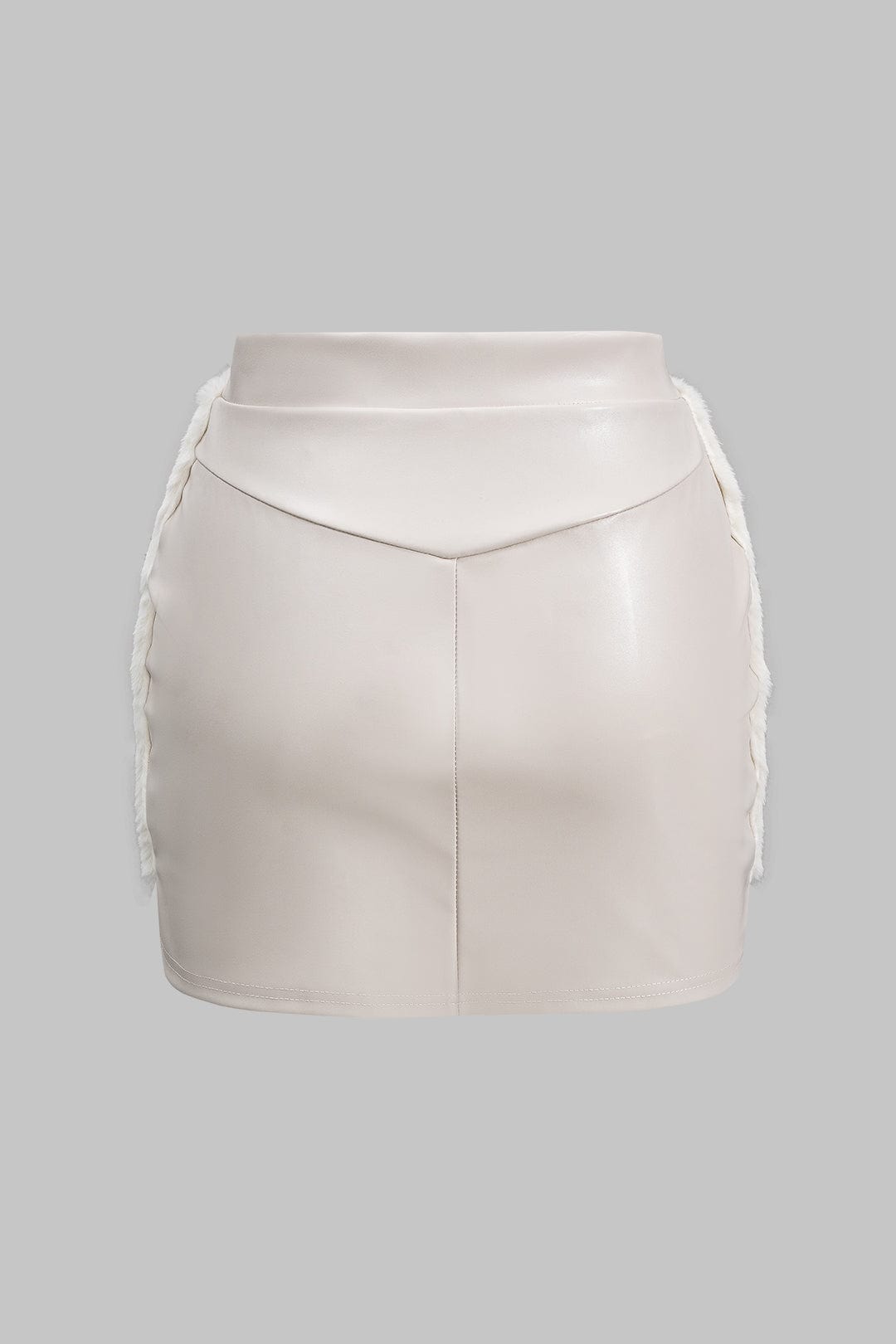 Sac Antonia en Similicuir avec Détails en Fourrure Synthétique