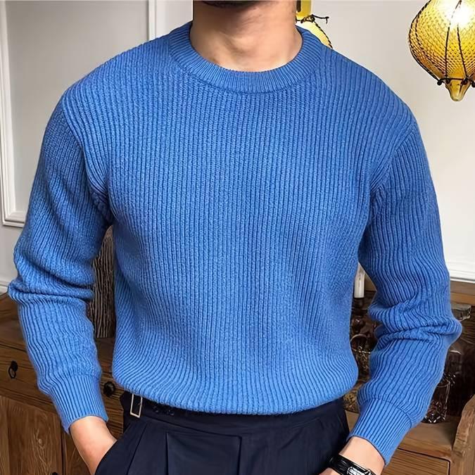 Pull Homme Hiver Douillet et Élégant en Molleton