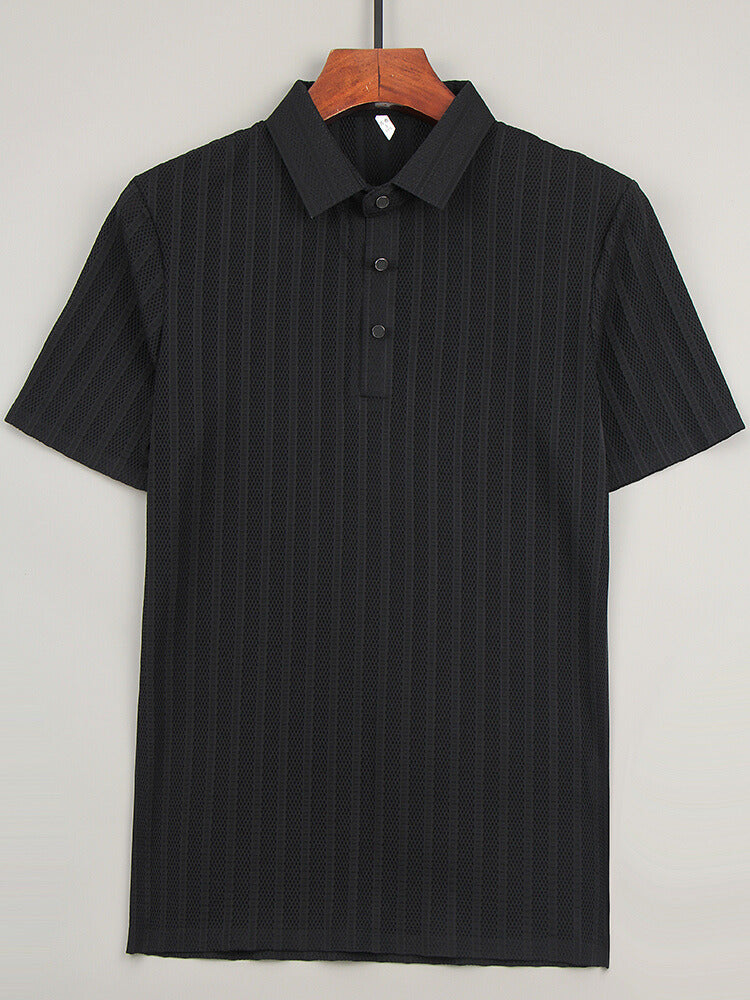 Chemise Polo en Soie pour Homme de Luxe