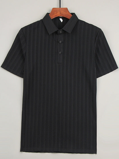 Chemise Polo en Soie pour Homme de Luxe