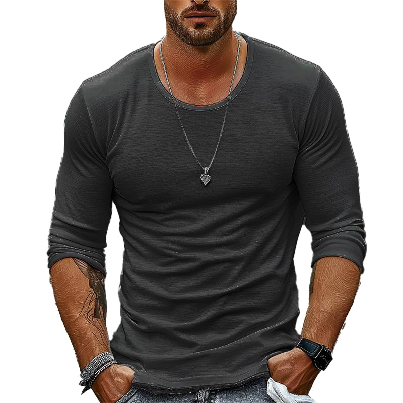 T-shirt Homme Manches Longues Casual Chic