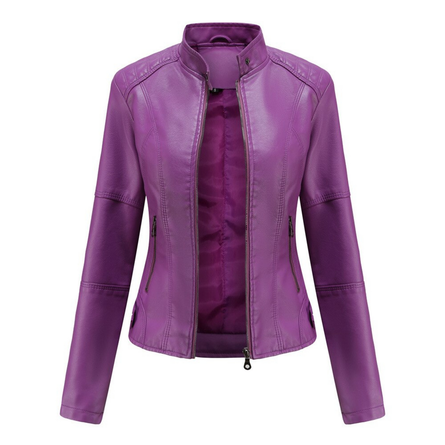 Veste Femme Élégante Col Montant - luxestyle