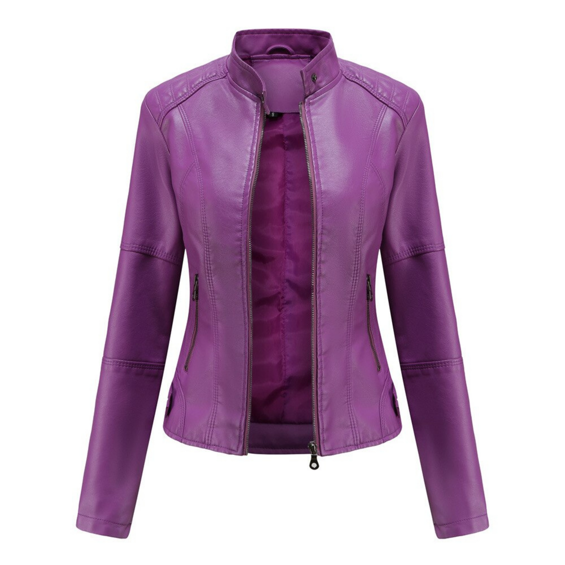 Veste Femme Élégante Col Montant - luxestyle