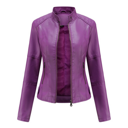 Veste Femme Élégante Col Montant - luxestyle