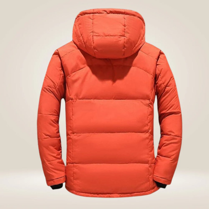 Veste Homme Duvet Coupe-Vent Chaude Coupe Ajustée