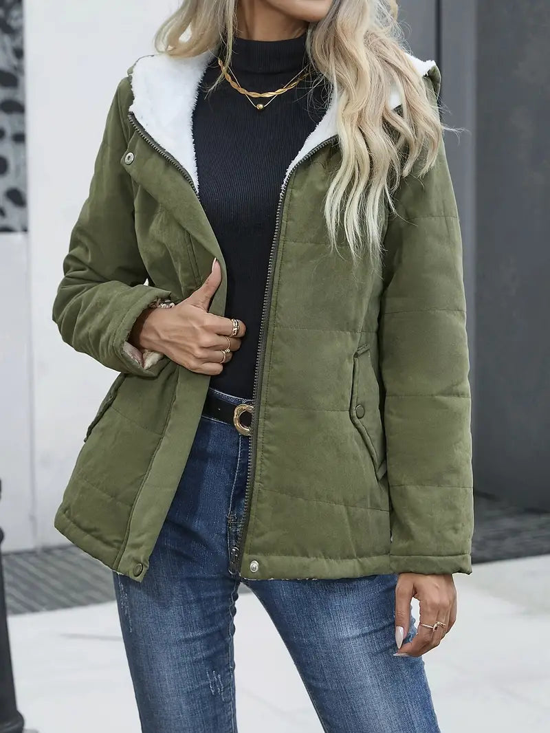 Manteau Femme Hiver Long Doublé et Chauffant - PanierRoyale