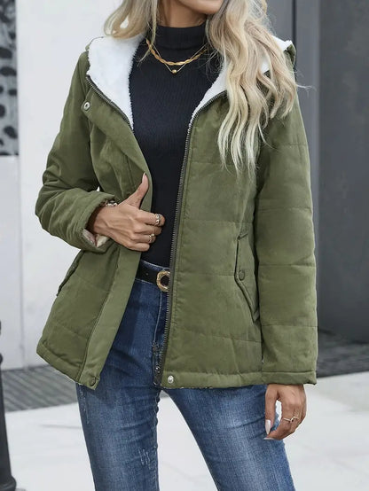 Manteau Femme Hiver Long Doublé et Chauffant - PanierRoyale