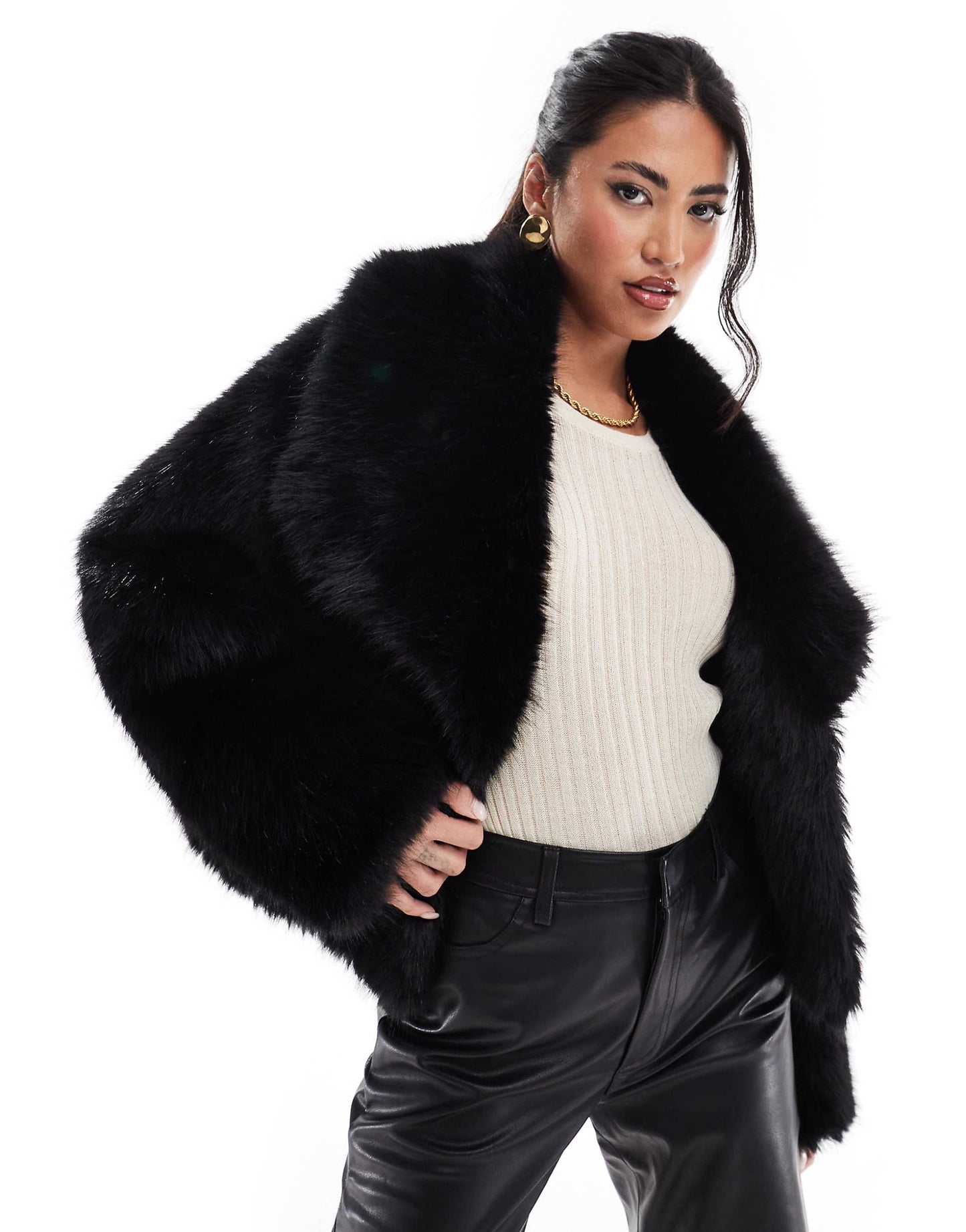 Veste Femme Hiver Chaude et Élégante Col Montant