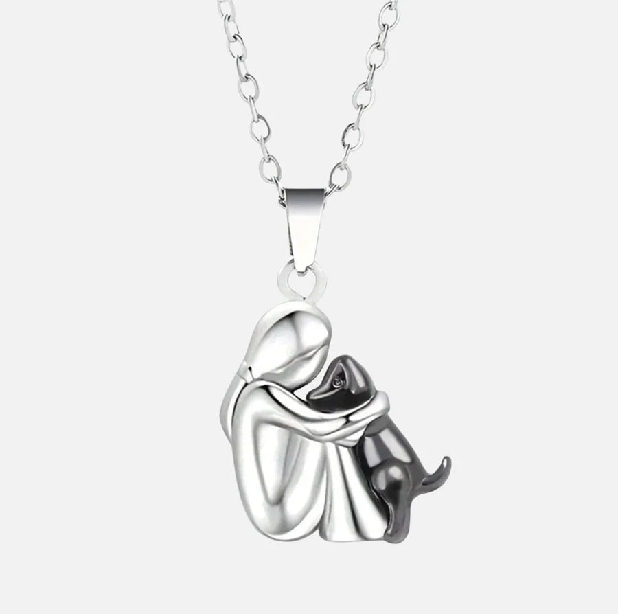 Collier Unisexe Bijou Symbolique Design pour Amoureux des Chiens