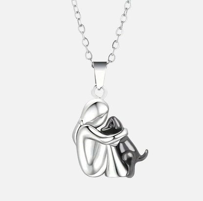 Collier Unisexe Bijou Symbolique Design pour Amoureux des Chiens