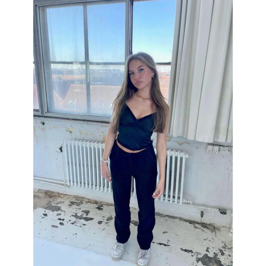 Pantalon Jogging Élastique Femme Confortable - PanierRoyale