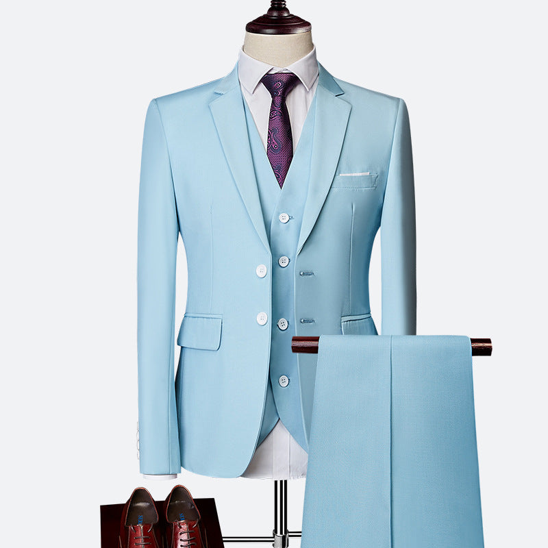 Costume Homme 3 Pièces Slim Fit Élégant pour Mariage ou Soirée - PanierRoyale
