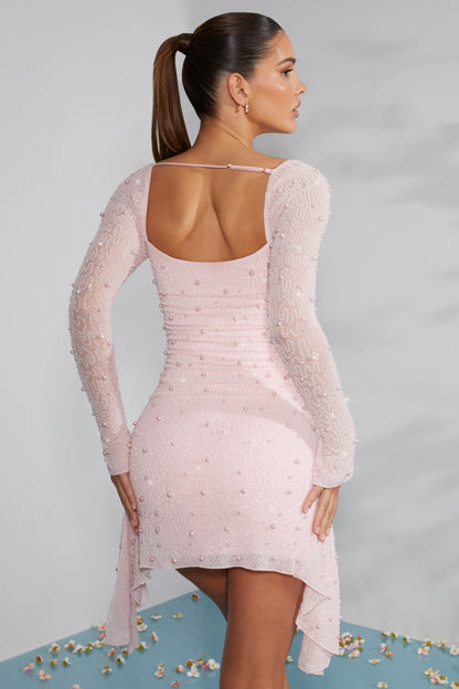 Mélissandre™ – Robe Mini Sexy Courte Dos Nu avec Détails en Dentelle-3