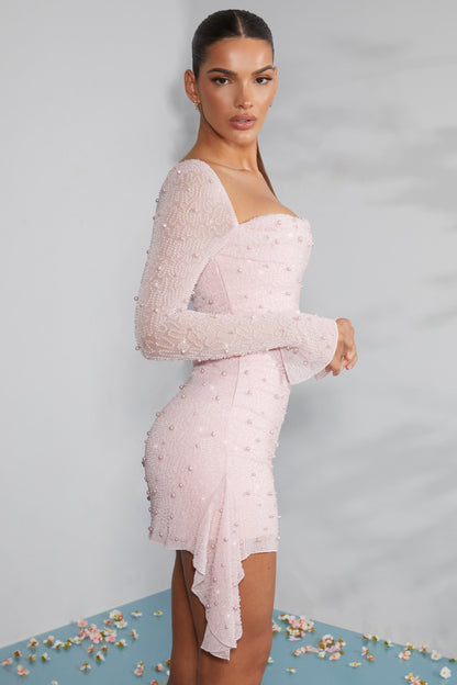 Mélissandre™ – Robe Mini Sexy Courte Dos Nu avec Détails en Dentelle-4