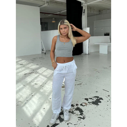 Pantalon Jogging Élastique Femme Confortable