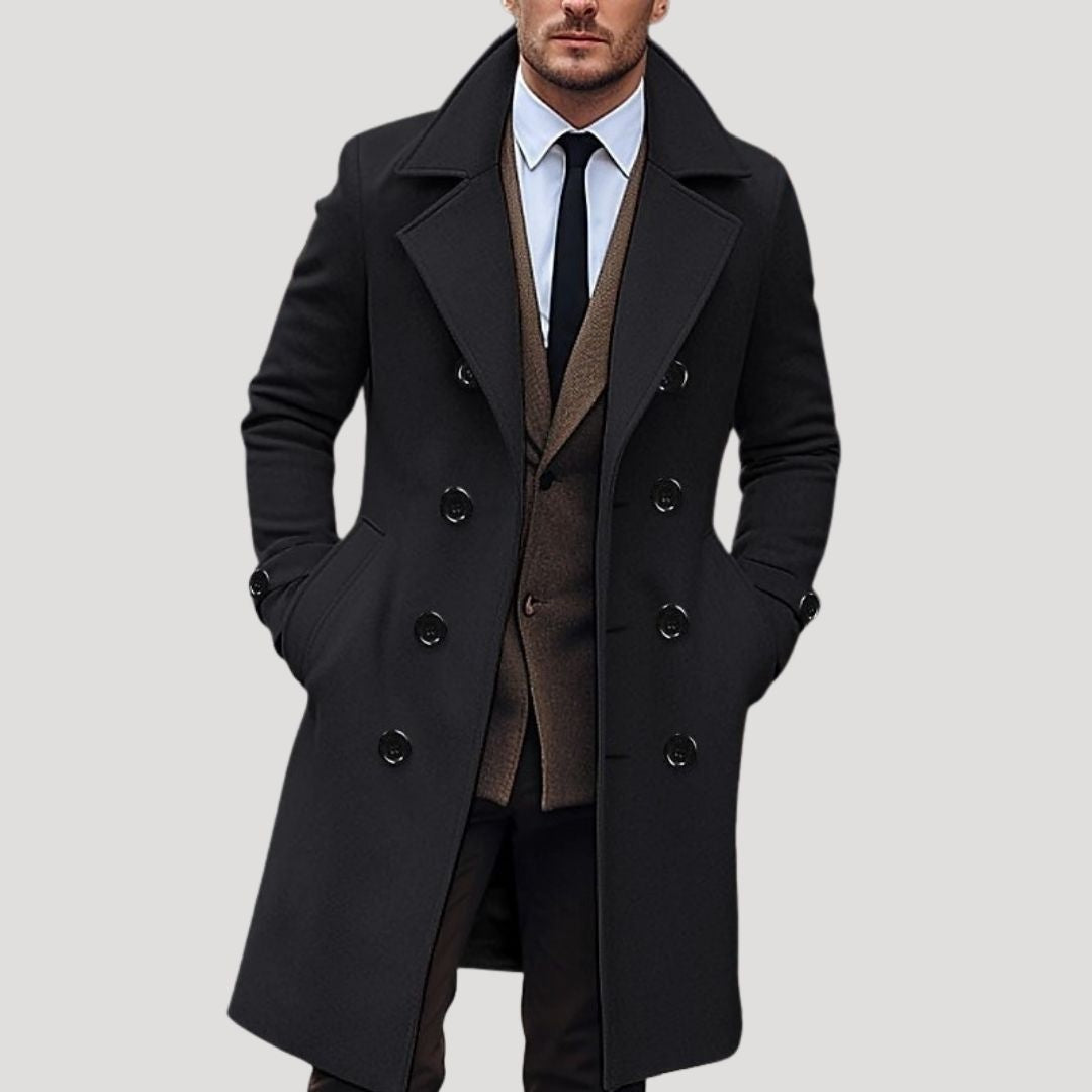 Manteau Homme Hiver-Lang, Long et Élégant - BerlinGlamour