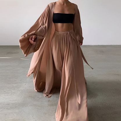 Costume Trois Pièces Femme Élégant pour Été