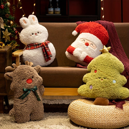 Décorations de Noël en Peluche Colorées et Festives - PanierRoyale