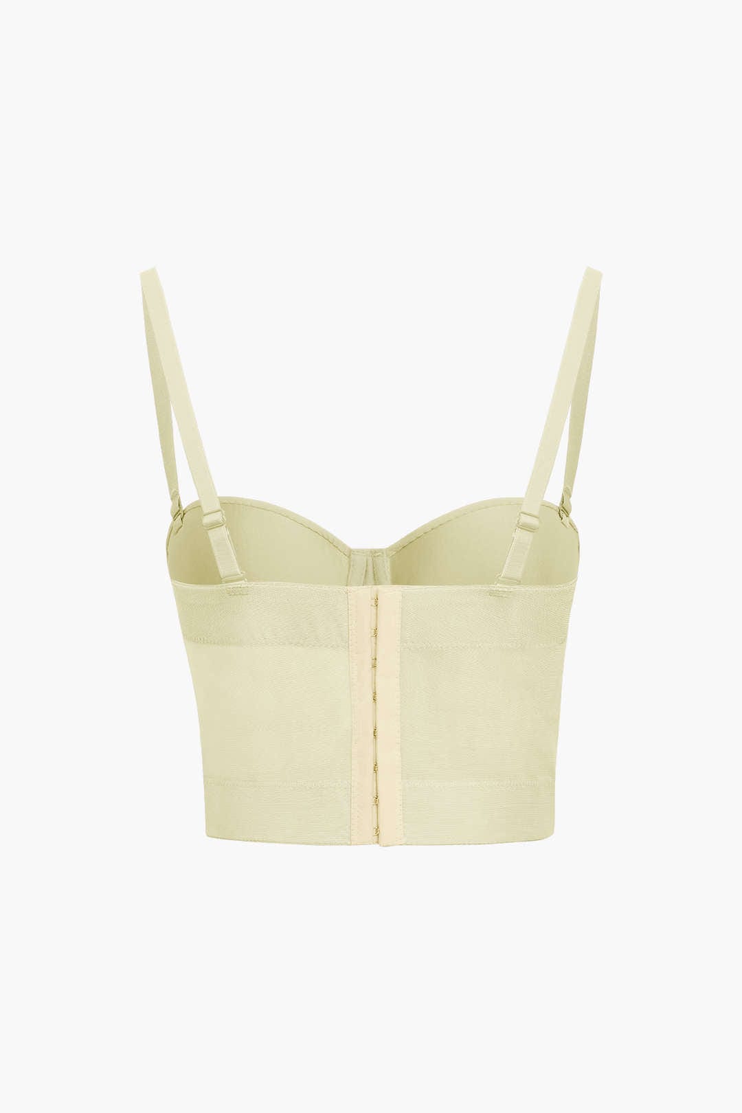 Bustier Top Push-Up avec Coupes Balconnets et Dentelle