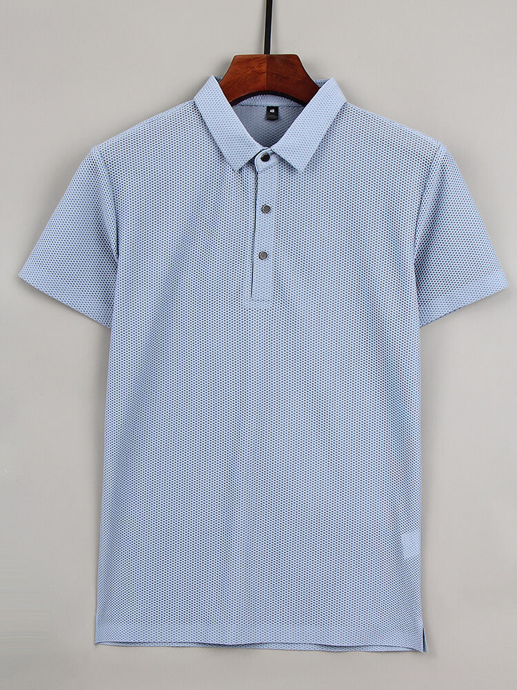 Chemise Polo Homme en Soie Luxe