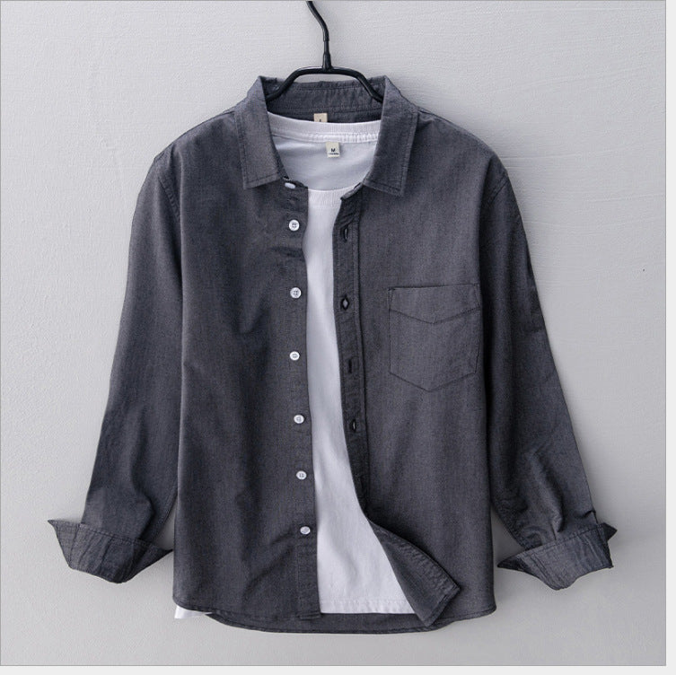 Chemise Homme Oxford en Coton Respirant