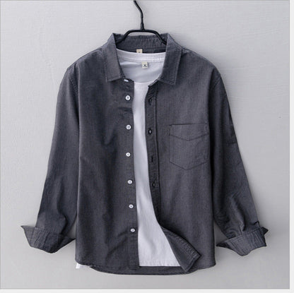Chemise Homme Oxford en Coton Respirant
