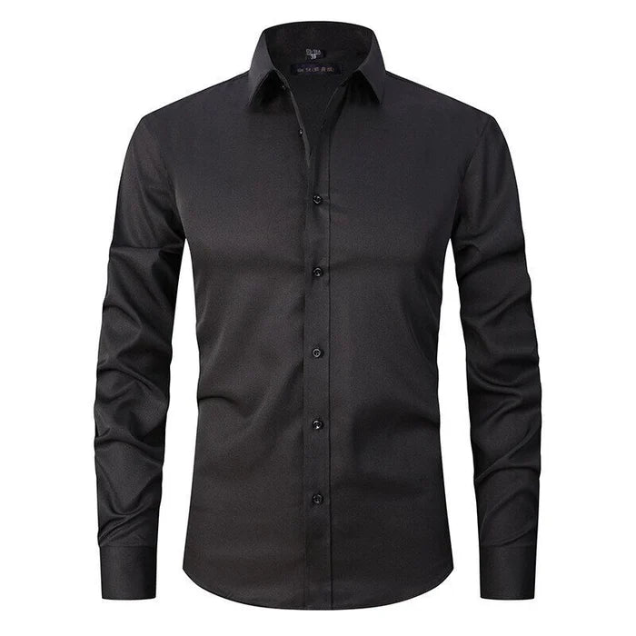 Chemise Homme Classique à Manches Longues Élégante